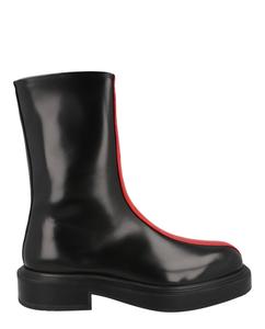 Ботинки Florentia с контрастными вставками Salvatore Ferragamo, черный