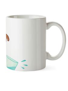 Детская кружка с котом, стакан для воды, без слов, белая. Mr. & Mrs. Panda