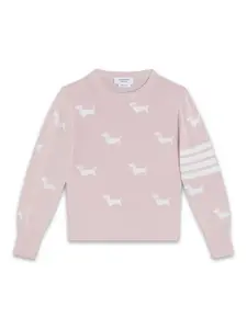 Пуловер Hector Thom Browne Kids, розовый