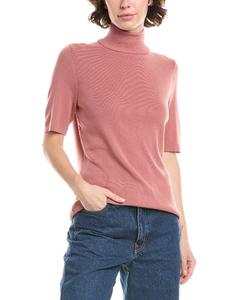 Свитер водолазка Anne Klein, розовый