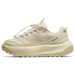 CAMEL Женские противоскользящие кроссовки для трейлраннинга с амортизацией низкие Rice Grain Yellow/Light Beige White, цвет Rice Grain Yellow/Light Beige White