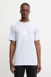 Хлопковая футболка Converse, синий