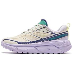 Erke Низкие массивные кроссовки с нескользящим и износостойким покрытием, женские, бежево-фиолетовые