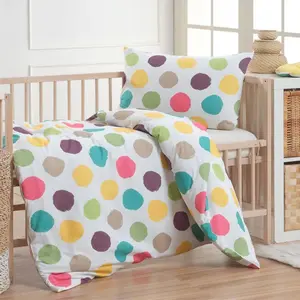 Комплект постельного белья Dream Sleep в горошек 100x135 см + 40x60 см Traumschlaf