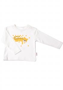 LILIPUT Лонгслив в натуральном белом цвете