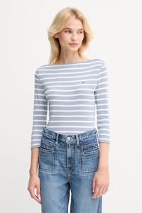 Хлопковый лонгслив Tommy Hilfiger, синий