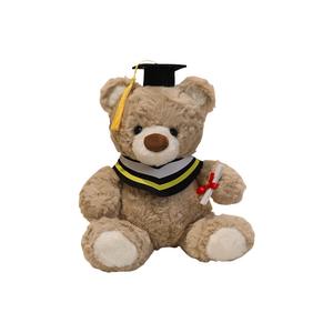 Плюшевая кукла AIQINGCAOZHILIANWANJU Doctor Hat Teddy Bear 25 см AIQINGCAOZHILIAN(WANJU)