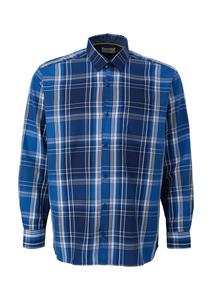 Рубашка на пуговицах классического кроя s.Oliver Red Label Big & Tall, синий/темно-синий