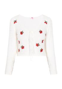 Вязаный кардиган MYMO, белый