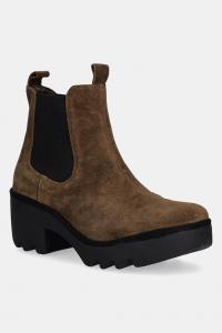 Замшевые ботинки челси TRIG514FLY Fly London, коричневый