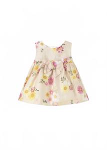 Платье для девочки из льна без рукавов с цветочным принтом в виде подсолнуха Mayoral, Sunflower