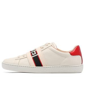 Кроссовки ace 'stripe ivory' Gucci, белый