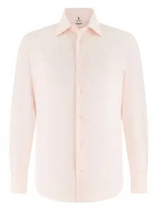 Рубашка с полосатым воротником Boggi Milano, розовый