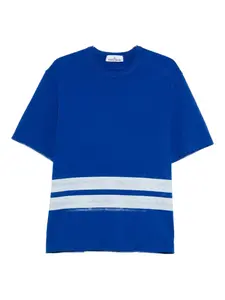 Футболка Marina в полоску Stone Island, синий