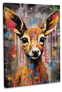 Картина на холсте Hustling Sharks Buntes-Bambi, оранжевый