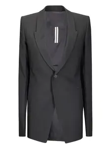 Шерстяной блейзер Rick Owens, черный