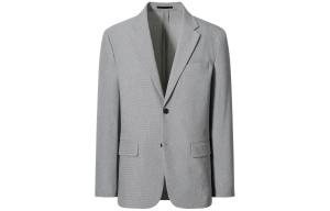 Деловой костюм унисекс небесно-серый Uniqlo, серый