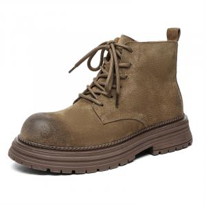 Короткие ботинки Martin унисекс серые V05, Gray[Men'S]