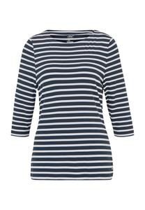 Рубашка "Карина", рукав 3/4, полосатая, женская JOY sportswear, синий