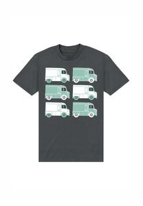 Футболка с принтом CITROEN RETRO TYPE VAN ART Henry Tiger, серый