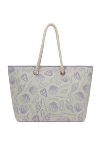 Шопер, мотив, для женщин L.CREDI, цвет Lilac