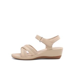 BOERDIQI Женские сандалии на одной застежке 5,2 см абрикос, цвет Apricot