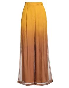 Брюки Max Mara, жёлто-оранжевый