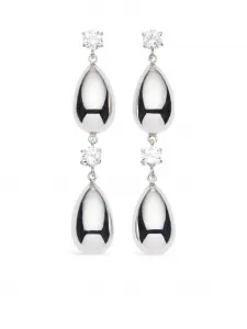 Серьги-гвоздики с украшением в виде капли Magda Butrym, серебристый