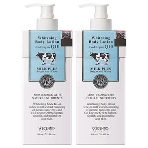Лосьон для тела / крем / спрей для женщин Scentio, q10 milk body lotion 400ml*2