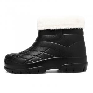 CariteSport Водостойкие износостойкие утепленные утепляющие амортизирующие противоскользящие высокие резиновые сапоги унисекс красные, цвет Red