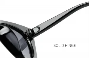 Модные солнцезащитные очки «кошачий глаз» для женщин, винтажный градиентный дизайн, стильный ретро-дизайн 2024 года Melrose, Grey