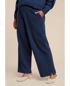 Спортивные брюки Elements больших размеров с декоративной строчкой для женщин ELOQUII, Dress blue