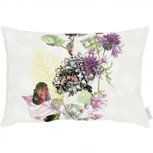 Декоративная подушка 2714 с чехлом и наполнителем, 1 штука Apelt, Natur/beere/aubergine + bedruckt