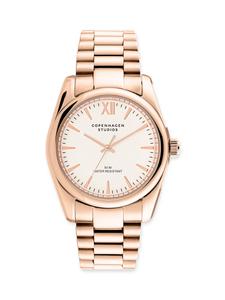 Copenhagen Studios Часы Analog в цвете Rose Gold