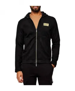 Толстовка на молнии по всей длине Emporio Armani Ea7, черный