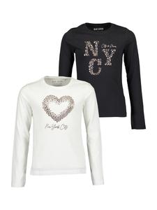 Рубашка BLUE SEVEN, черный/белый