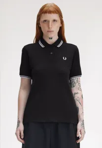 Рубашка-Поло с двойной отделкой Fred Perry, Noir