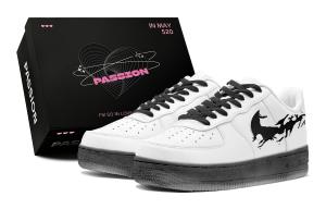 Nike Air Force 1 Air Force 1, Gothic Venom, Fashion Individual Low top Skateboard Shoes мужские черно-белые