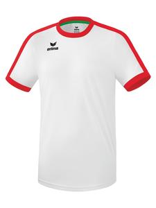 Erima Унисекс взрослая ретро-футболка "Звезда" в бело-красном цвете