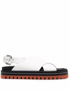 Plan C сандалии Schuhe на платформе, белый