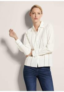 Блузка на пуговицах MIT CUT OUTS MADELEINE, белый