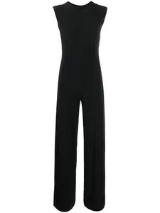 Комбинезон с широкими брюками Norma Kamali, черный