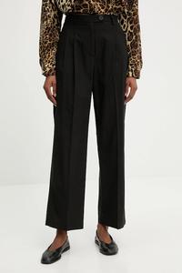 Хлопковые брюки Answear.Lab, черный