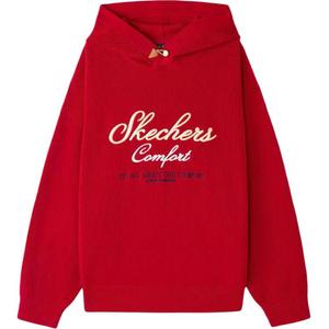 Skechers Главное - комфорт Толстовка унисекс, красная