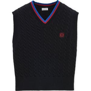 LOEWE SS25 Женская предварительная коллекция майка Men's Black