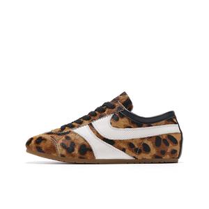 OSITA RED Нескользящие, легкие, дышащие, низкие повседневные туфли с леопардовым принтом для женщин