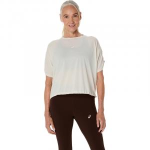 Футболка Nagino Run с регулируемым верхом из нержавеющей стали Asics, цвет birch heather