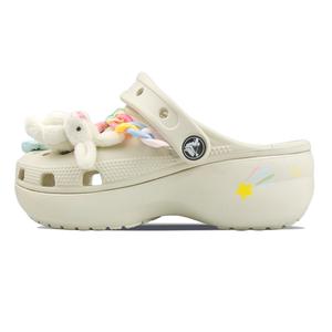 Crocs Классические платформенные клоги женские белые, цвет White
