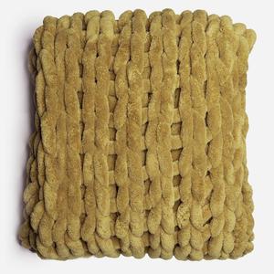 Коренастый плед из синели Donna Sharp, золотой