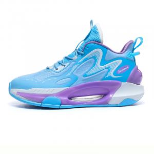 Против скольжения и износостойкие увеличивающие высоту баскетбольные кроссовки Mid-Top мужские TOMAY, Мечта Синий